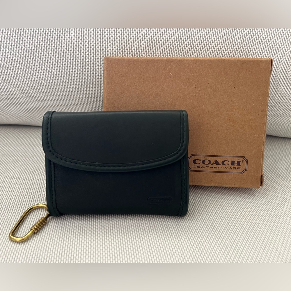 Vintage Coach Multifunction Purse 7219 Forest Green RARE!